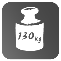 Doporučená nosnost | 130 kg Doporučená nosnost | 130 kg